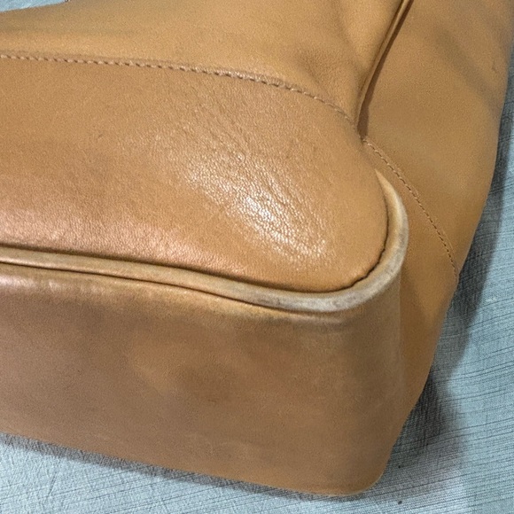 Coach Tan Hampton 5098 Leather Tote Bag - Picture 9 of 16